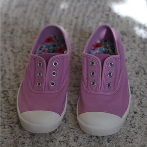 Boden Pink Canvas Slip-On Sneakers | EU 35